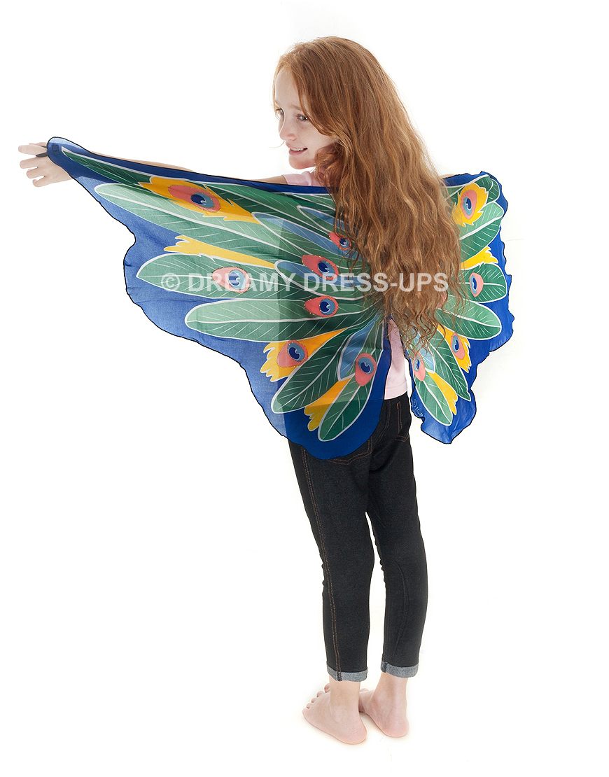 Blue Peacock Fantasy Wings - Image 3